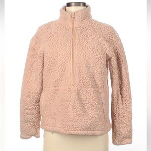 Soma Pink Plush Puffer Coat with Oversized Fit